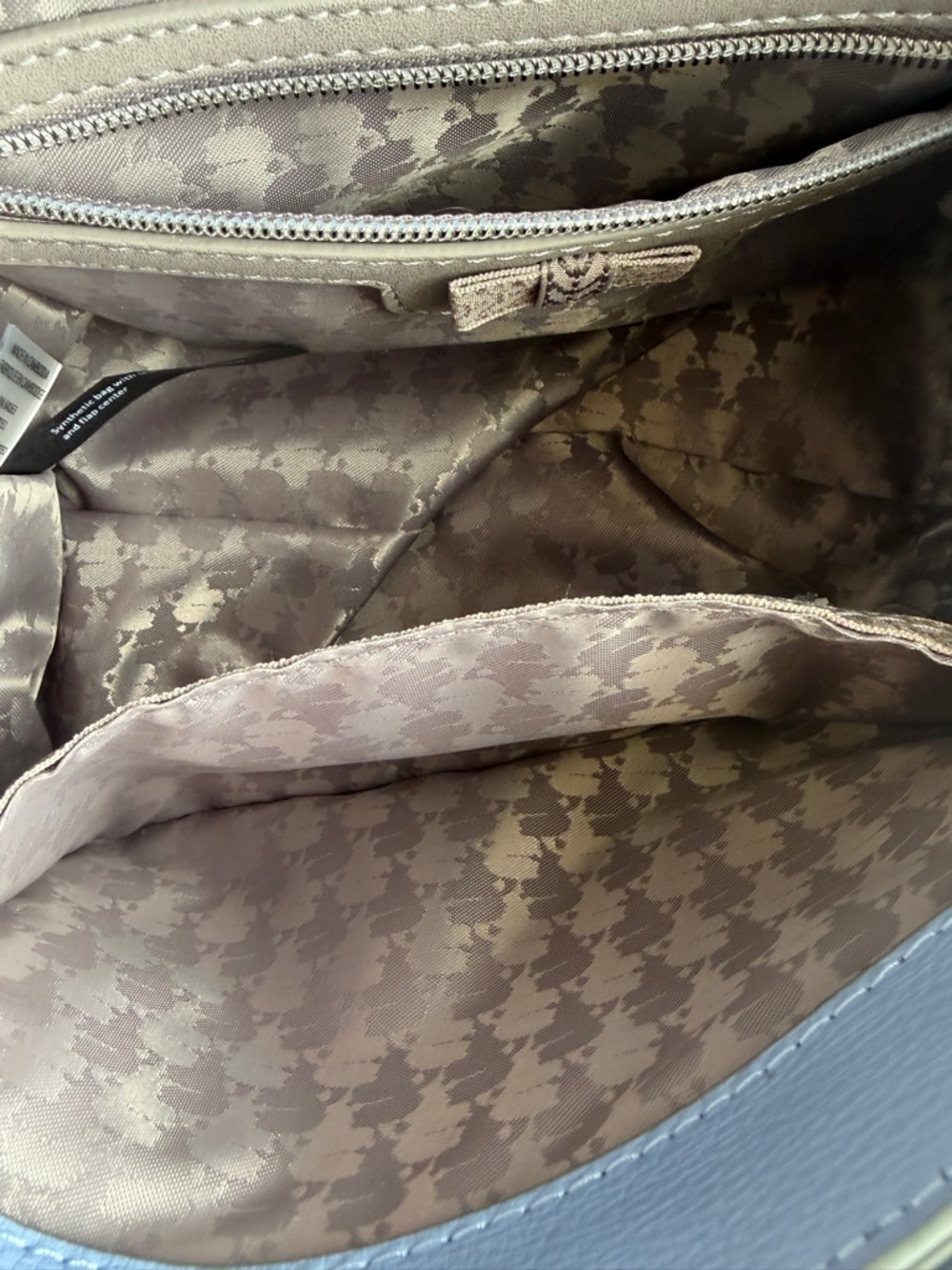 Karl Lagerfeld Light Blue Tweed Top-Handle Mini Bag. MSRP $248.00 - Picture 13 of 13